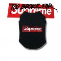 Supreme ブランド ペット用品 犬服 ベスト コットン100％ 通気性抜群 シュプリームネコのチョッキ 夏秋向け 薄手猫服 柔らかい 快適 ペットの無袖シャツ 脱毛保護 おしゃれ かわいい洋服 小中大型ペット M - 3XL