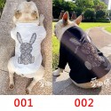 ハイブランド LV ペット服 犬の薄手Tシャツ 柔らかい きらきら スフィンクス コットン ペット用 個性ウサギ柄 ドッグウェア ルイヴィトン  ホワイト 黒色 小型ペット カッコイイ 個性的 春夏シャツ S - 2XL