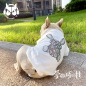 ハイブランド LV ペット服 犬の薄手Tシャツ 柔らかい きらきら スフィンクス コットン ペット用 個性ウサギ柄 ドッグウェア ルイヴィトン  ホワイト 黒色 小型ペット カッコイイ 個性的 春夏シャツ S - 2XL