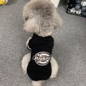 ペット服 ハイブランド Dickies 犬服 Tシャツ 薄手 猫用服 半袖 ドッグウェア ディッキーズ シャツ 通気性強い ペット洋服  ブラック ホワイト2色 激安通販 送料無料 