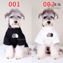 ハイブランド ペット 犬のTシャツ コットンコスチューム 猫 ペット the north faceパロディー スウェットシャツ トップス 衣類  ベスト 子犬春夏の服 日焼け止め 脱毛保護 お出かけ服 S - 2XL 