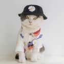 ハイブランド Disney ペット 猫 犬 服 ペットシャツ 半袖 ディズニー春夏シャツ ドッグ服 綿シャツ ミッキマウス柄 薄手通気性抜群 お出かけ服 動きやすい 前ボタン式 着脱安い かっこいい ペット洋服 脱毛保護 S - 3XL