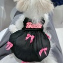 ハイブランド ペットウェア バービー 犬の服 かわいい スカート Barbie わんちゃんのワンピース 蝶結び付き ハンドメイド 柔らかい 洋服 着心良い キラキラ 高品質 おしゃれ 大人気 s-xxl