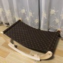 ブランド ルイヴィトン ペット用品 猫寝床 犬ベッド 木製 ゆりかご lv ごキャットタワー 睡眠、運動、休憩等可能 猫用ハンモック 子犬遊び用品 丸洗い 安定な構造 取り外し可能 通気性 組立簡単 