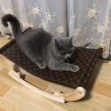 ブランド ルイヴィトン ペット用品 猫寝床 犬ベッド 木製 ゆりかご lv ごキャットタワー 睡眠、運動、休憩等可能 猫用ハンモック 子犬遊び用品 丸洗い 安定な構造 取り外し可能 通気性 組立簡単 