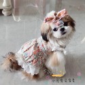 ブランド ミュウミュウ ペット用品 犬のバレッタ 蝶結び かわいい miumiu レディース ヘア飾り ヘアピン 姫様よう リボン付き ミニヘアアクセサリー 髪留め 