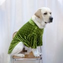 ルイヴィトン 犬ウェア 大犬型の服 ドッグ洋服 パーカー 柔らかい ベルベット 犬シャツ 肌触り良い モノグラム柄 部屋着 ブランド lv ペット服 薄手 通気性 春夏ウェア 光沢ある 高級感 中型犬服 M - 3XLラブラドール・レトリーバー