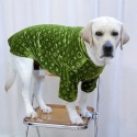 ルイヴィトン 犬ウェア 大犬型の服 ドッグ洋服 パーカー 柔らかい ベルベット 犬シャツ 肌触り良い モノグラム柄 部屋着 ブランド lv ペット服 薄手 通気性 春夏ウェア 光沢ある 高級感 中型犬服 M - 3XLラブラドール・レトリーバー