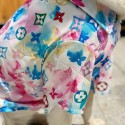 ブランド ルイヴィトン ペット服 犬服 シャツ カラフル 捺染 キレイ 大型犬 lv 中型犬ウェア モノグラム 高品質シャツ 通気性抜群 薄い 春夏服 ドッグ洋服 お出かけ着 脱毛保護 かっこいい XS~3XL ゴールデン・レトリバー