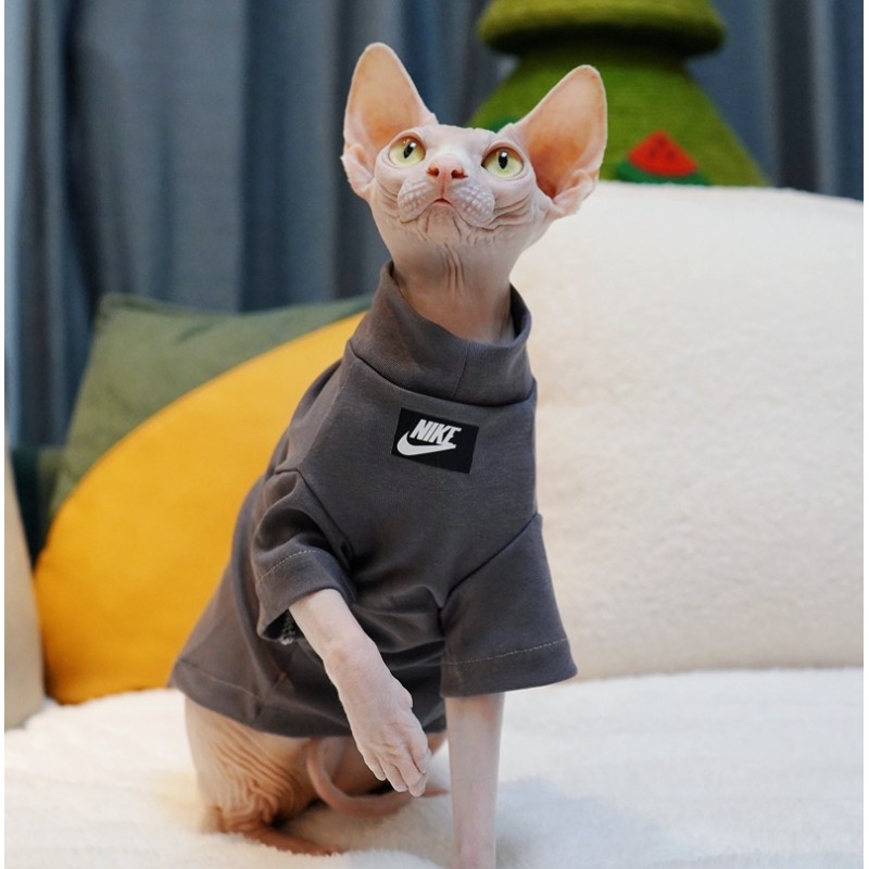 NIKE ブランド 猫服 猫ウェア ナイキ 猫tシャツ コットン製 着心良い 