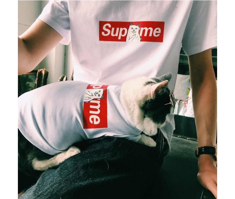 シュプリーム 親子服 Tシャツ Disney 犬ウェア ディオール ペット用 キャリーバッグ