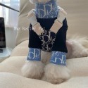 dior ブランド ディオール 犬 冬の暖かいスカート 犬のスカート ワンピース 秋のペットのコスチューム ドレスボウノットスカートポリエステル 綿の中犬の服 L~2XL