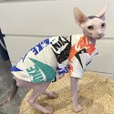 NIKE ブランド 猫服 猫ウェア ナイキ 猫tシャツ ねこちゃん 半袖 薄い コットン製 着心良い 猫犬の服 柔らかい 子犬の服装 子猫のパーカー 無毛猫Tシャツ ペット洋服 XS~3XL おしゃれ 激安