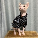 ルイヴィトン 猫の用品トレーナーシャツ ハーフネック 猫エアコン服 ペット服 ハイブランドコピー LV 猫 Tシャツ 柔らか 寝間着 プリント柄 可愛い 通気性 暖か 四季用 プルオーバ 洋服 XS~3XL