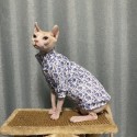 ハイブランド dior ペット用品 無毛猫 スフィンクス服 ディオール 人気モノグラムの無毛猫の服 暖かい tシャツ ペット服 スフィンクス服 猫の服 高品質 綿シャツ 伸縮性強い XS~3XL 春夏ウェア