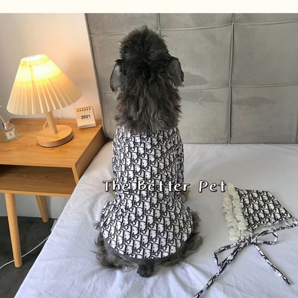 dior ブランド ペットの服 犬ウェア 定番モノグラム柄シャツ ディオール ドッグ春夏 寝間着 ドッグウェア おしゃれ  ペット洋服 犬服 tシャツ パジャマ  かわいい 快適 S~2XL