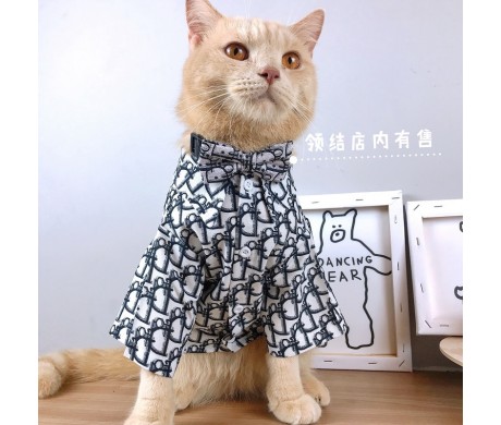 ブランド ディオール 人気 ペット服 cdg 猫のtシャツ クロムハーツ ペット用品