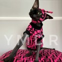 ブランド フェンディ ペット用品 FENDI Ｔシャツ 小型犬 猫 服 春 夏 柔らかい 綿製 タンクトップ ベスト 可愛い FF柄 ペット洋服 おしゃれ かわいい 子犬 猫 無毛猫スフィンクス 脱毛保護 お散歩 S~2XL