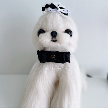 シャネル 犬 用品 ヘアピン ドッグバレット ブランド chanel 髪飾り キュート りぼん 少女感 ペット 女の子 アクセサリー ハンドメイド 高品質 蝶結び 二つ色黒白色