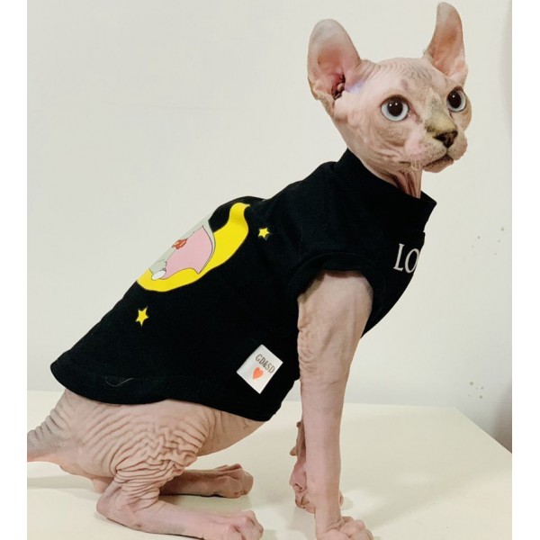 ブランドロエベ＆Disney ペット服 tシャツ 無毛猫パーカー ベスト loewe スフィンクスの洋服 子犬ウェア 可愛いダンボキャラクター 猫のtシャツ 綿T-シャツ 春夏 シンプル 高品質 半袖 無袖 着心良い XS~XL