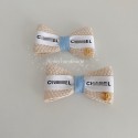 シャネル 犬 用品 ヘアピン 犬用バレット ブランド chanel 髪飾り キュート りぼん 少女感 ペット 女の子 アクセサリー ハンドメイド 高品質 蝶結び かわいい ヘア飾り 激安