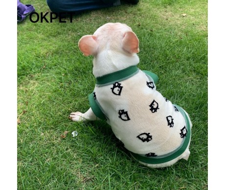 Dior 犬の通気性シャツ グッチ オシャレ 猫服 ルイヴィトン ペットの皮革リード首輪