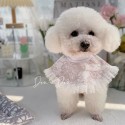 Dior ブランド ペット 犬 バンダナ ペット首輪 リボン ネコ 首輪 猫 首輪 飾り ディオール 犬よだれかけ レース付 猫犬用 首輪飾り ペットバンダナ バンダナ 唾液タオルアクセサリカワイイペット用ビブギフト 