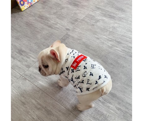 ルイヴィトン 犬のベスト 大人気 シャネル ペット 夏tシャツ supreme ドッグ 牽引リードセット