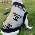 ハイブランド Chanel 夏 犬服 tシャツ 透かし 通気性ウェア シャネル ペットの洋服 ドッグウェア ペット服 ロゴtシャツ 韓国 スタイル T-シャツ 無袖 猫服 き心地よい 小中大型ペット 2XS~3XL 激安