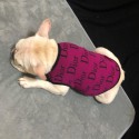 ハイブランド Dior 犬服 ペットＴシャツ 綿製ベスト ディオール 春夏 犬のタンクトップ ペット服 柔らかさ ノースリーブ 英字柄 中型犬服  おしゃれ かわいい ひんやり 通気性ウェア 洋服 激安 M~2XL