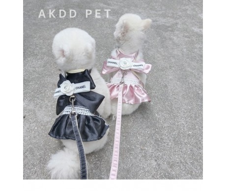 シャネルペット服牽引ロープセット チャンピオン犬の夏ウェア グッチペット用品