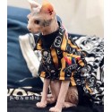 ペット服 ハイブランド GG柄 猫の服 子犬服 シャツ 涼しいシャツ 冷房対策 可愛い レトロ感 ペット服  無毛猫 スフィンクス ジャケット 半袖 猫服 着心良い XS~XL 小中大型猫