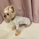 スヌーピー ブランド 犬服 tシャツ SNOOPY ルームウェア 犬猫パジャマ 透かし 通気性 ドッグウェア 術後の服 ロンパース ペット服 シンプル 韓国T-シャツ 子犬服 猫服 四足 伸縮性 術後の服 中小型ペット XXS~XL