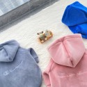 CHAMPION ブランド 犬の服 ペット用秋冬服 温かいプラス ベルベット チャンピオン犬用パーカー 裏起毛 暖か ペット 犬パーカー 秋/冬 ペット洋服の衣装 犬用プルオーバー S~2XL