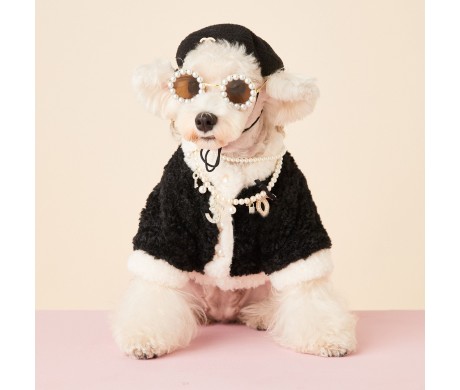 シャネル 犬服 冬 もこもこ ルイヴィトン 猫ジャケット Supreme ペット 首輪リード