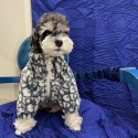 dior ディオール風 ペット 犬服 冬 韓国 オーバーオール 犬 厚手ジャケット パロディ もこもこ服 ボアコート 柔らかい 快適 猫のコート ペット防寒ウェア ドッグ冬服 キュート ファスナー開閉 着脱やすい アウトウェア 小中型ペット xs~2xl