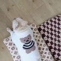 ブランド ルイヴィトン ペット用品 ペットベッド パロディ 犬用マット LOUIS VUITTON ベッドパッド もこもこ 韓国 クッション 猫のマット リバーシブル 小中型ペット 洗える 柔らかい 滑り止め 掃除しやすい 秋冬使える S/M/L/XL