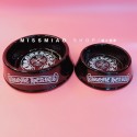 クロムハーツ 犬猫用品 ドッグ食器 ブランドCHROME HEARTS ペット フードボウル 水入れ 両用ボウル 猫用餌皿 かわいい 猫 水ボウル 陶器食器 掃除やすい 猫 食器 猫 餌入れ 猫用 滑り止め 猫 皿 食器 猫 餌入れ 水飲み用 猫用品 犬猫兼用食器 洗いやすい