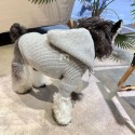 Celine ブランド ペットセーター ペット服 冬 セリーヌ 犬ニットパーカー フード付き 韓国 かわいいセーター 秋と冬春の子犬ニットセーター 猫の柔らかいセーター 保温 防寒 お散歩お出かけ 暖か 防寒コート S~2XL