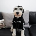 Off-White ブランド ペット服 ペットウェア 犬 パーカー 猫の服 トレーナー 流行り オフホワイト犬服 フード付き 暖か 犬の秋冬服 厚手スウェット 薄手 猫服 春ウェア 贈り物 パーティー 高品質 お出かけ 撮影写真 M~3XL