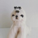 ディオール ペットグッズ 犬 用品 ヘアピン ドッグバレット 精緻 ブランド Dior 髪飾り キュート りぼん 少女感 ペット かわいい アクセサリー ハンドメイド 高品質 キラキラ ダイヤモンド付き