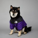 ザノースフェイス ペット服 冬 パロディ 犬 中綿ジャケット ブランド風 The North Face 犬服 綿服 アウターウェア 防風ジャケット 防水コート 人気デザイン わんちゃん冬服 Dog 厚手ジャケット 寒さを対策 小中大型犬服 S~5XL