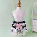 シャネル ブランド ペットバンダナ 犬 猫 首輪 かわいい CHANEL カメリア リボン 貴族風 刺繍レース 猫用首輪 可愛い 犬の首飾り 軽量ネコ用くびわスカーフ ペットへのギフト お正月 晴れ着 お祝い ペット用アクセサリー
