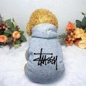 個性 ブランド STUSSY 犬服 ペット用 犬猫用パーカー かわいい ステューシー 犬猫スウェット 大き目プリントロゴ おしゃれ ペット服 裏起毛 暖かい 厚手トレーナー 韓国 通販 コート 半袖 小中大ペット対応 激安