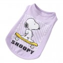 ブランド Snoopy ペット服 犬服 韓国 パロディ Tシャツ スヌーピー かわいい 犬のタンクトップ 夏ベスト 通気性 猫の服 小型ペット洋服 中型犬ウェア 漫画 プリント柄 ペット洋服 寝間着 パジャマ XS~XXL