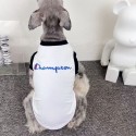 ブランド チャンピオン ペット服 犬服 春夏 かわいい 無袖tシャツ Champion 犬用ノースリーブ 通気性 ベスト 猫服 Dogウェア 動きやすい 脱毛保護 ファッション 人気 ペット洋服 中小型犬服 XS~2XL 激安