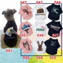 フェンディ ペット服 春夏服 tシャツ ブランド GG 犬服 半袖シャツ 個性 プリントTシャツ 猫の洋服 ドッグウェア かわいい 薄い 犬の服 お出かけ着 トップス 小中型犬 オシャレ 通気性 着心地よい S~2XL