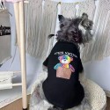 ブランド Versace 犬服 春夏 ｔシャツ ヴェルサーチ ドッグ 丸首 半袖 ペット服 シンプル 可愛い ドッグウェア 犬猫用 通気性 お散歩お出かけ服 コスチューム S~2XL 高品質 オシャレ