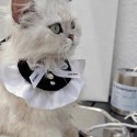 Chanel シャネル犬 猫 涎掛けパロディハイブランド猫のよだれかけ激安犬用よだれかけスカーフ春夏Ｍ高品質のペット用三角スカーフ