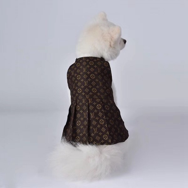 Lv ルイヴィトンブランド犬服ペットウェアペット服秋冬暖かいハイブランド犬の服かわいいブランド猫服ペット用